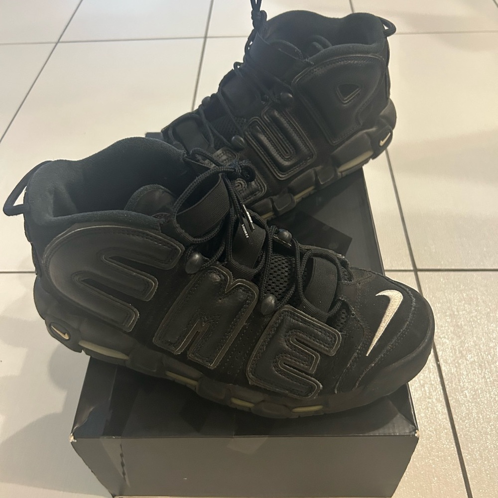 Nike Black Sneakers with Bold Design